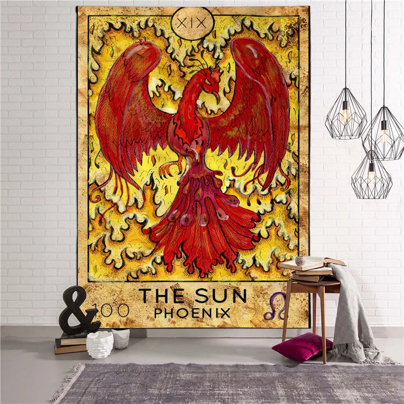 Гобелен с мандалой настенное украшение хиппи пляжный плед коврик дорожный