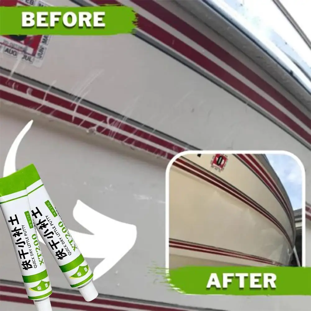 

Fiberglass Boat Repair Paste Fast Curing Eye-filling Quality Quick-drying Agent Repair Paint 20g Putty Scratch Repair Agent S2Y7