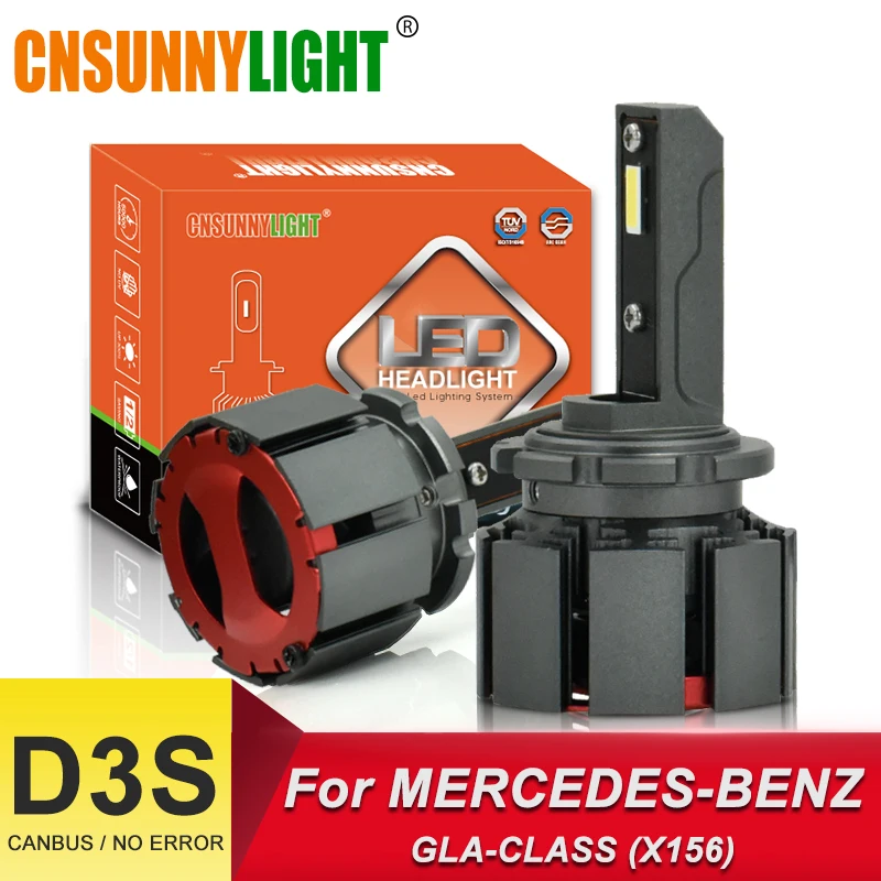 Фонарь налобный CNSUNNYLIGHT D3S 70 Вт/пара 6000 К|Передние LED-фары для авто| |