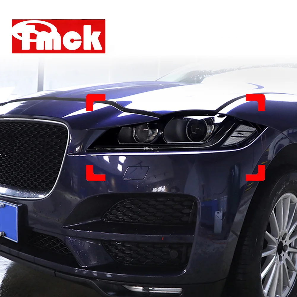 NEW For Jaguar XE X760 XF X260 F-Pace X761 E-PACE XJ X351 F-Type X152 Car Accessories Headlights TPU Smoked Black Protector Film