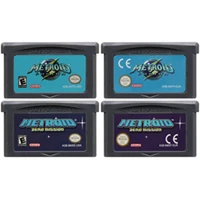 

32 Bit Video Game Cartridge Console Card for Nintendo GBA Metroide Fusion Zero Missio Metroi Series Edition