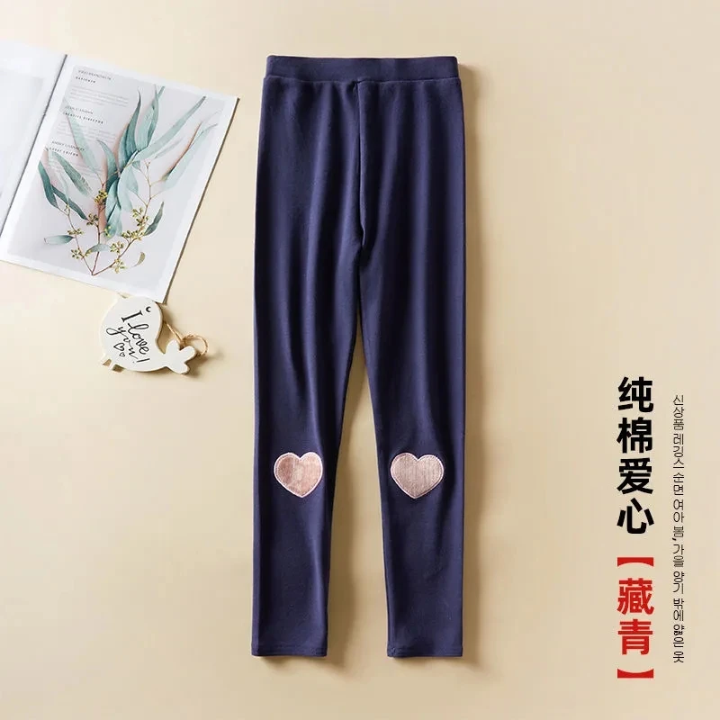 

Girls Cotton Leggings Spring Autumn Girl Clothes Outer Wear Warm Childrens Pants Teen Big Girl Trousers Knit Tights Legging
