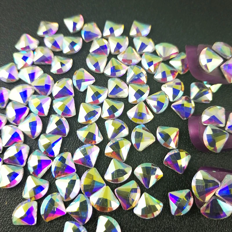 Кристалл AB исправление стразы s шитье одежды и ткань ремесла стекло страз железа