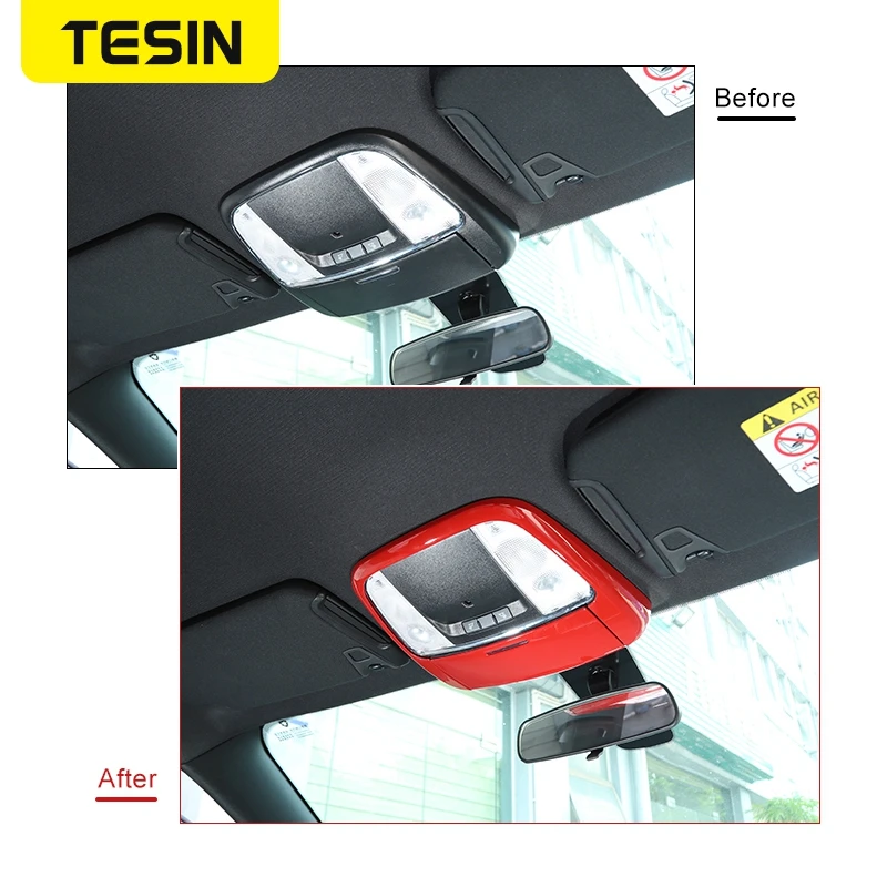 TESIN автомобильная крыша светильник ПА для чтения декоративная крышка наклейки