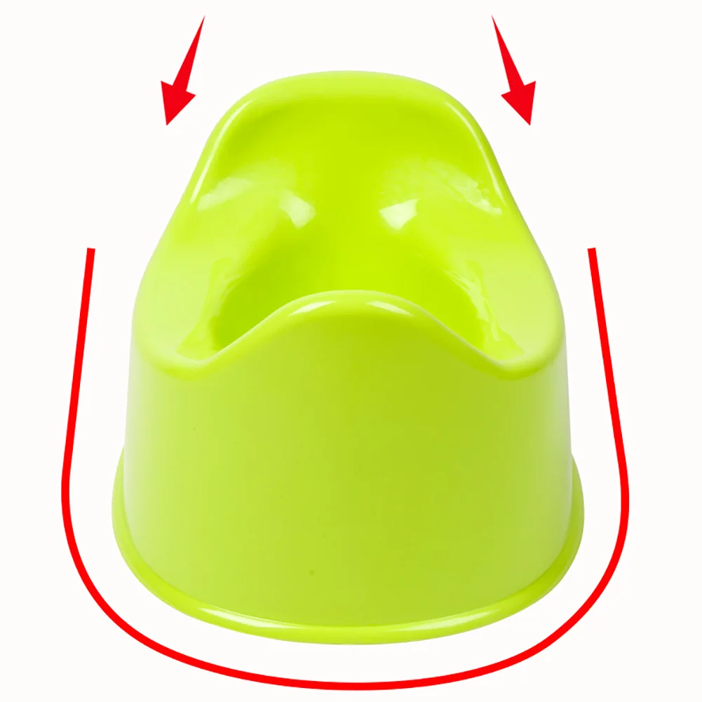 Портативное сиденье для унитаза удобное гладкое со съемным горшком дома малышей