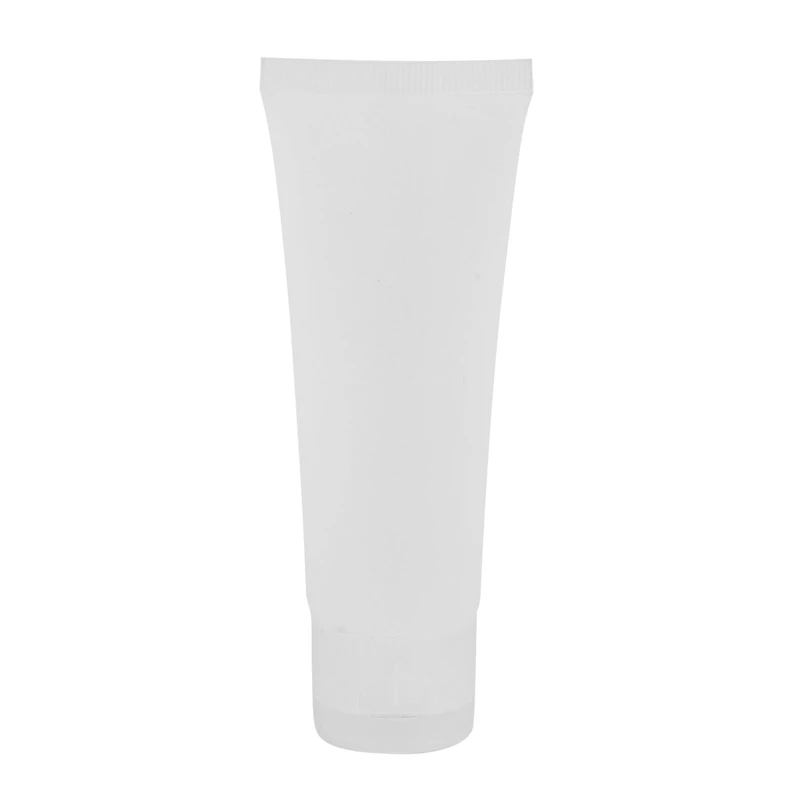 

50Pcs 50Ml Frosted Clear Plastic Soft Tubes Empty Cosmetic Cream Emulsion Lotion Packaging Containers