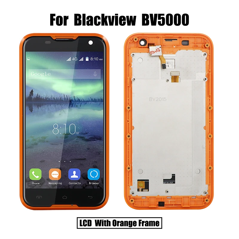 Новый высококачественный ЖК-дисплей и сенсорный экран для Blackview BV5000 дигитайзер с
