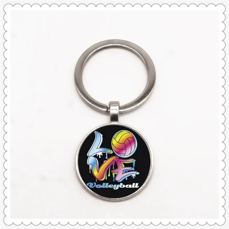 Волейбольный плеер 2020 модный брелок цветной волейбол спорт искусство окрашенное