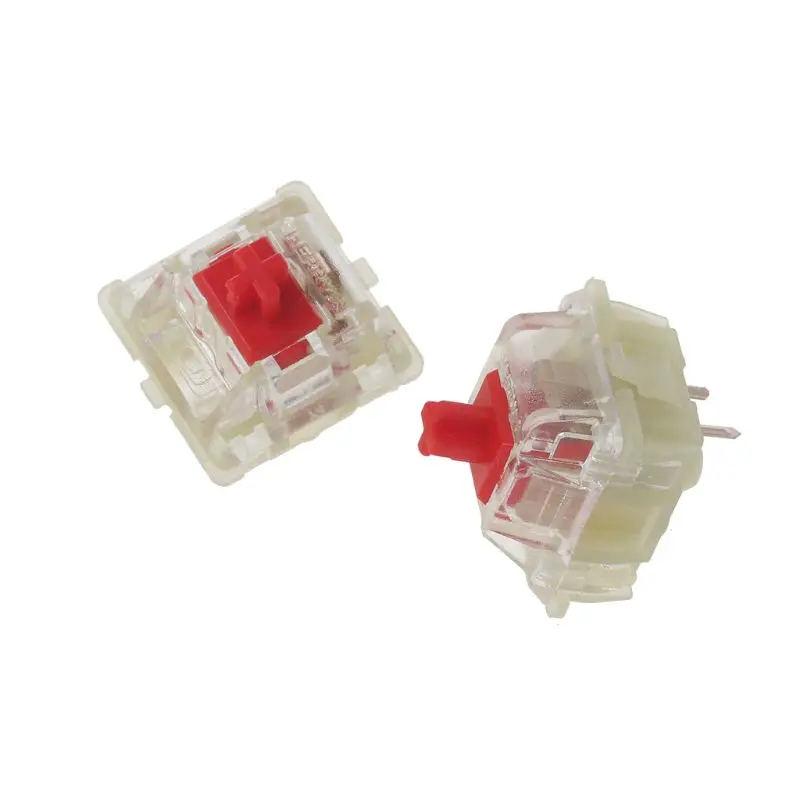 

2Pcs Original SMD RGB Cherry MX Switches 3pin Feet Red Switch Mechanical Keyboard Clear Switch LX9A