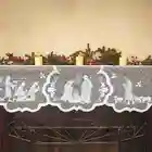 2021 Рождественская кружевная скатерть Дева Мария крышка камина на религиозный день модная скатерть тканевая товары для вечерние