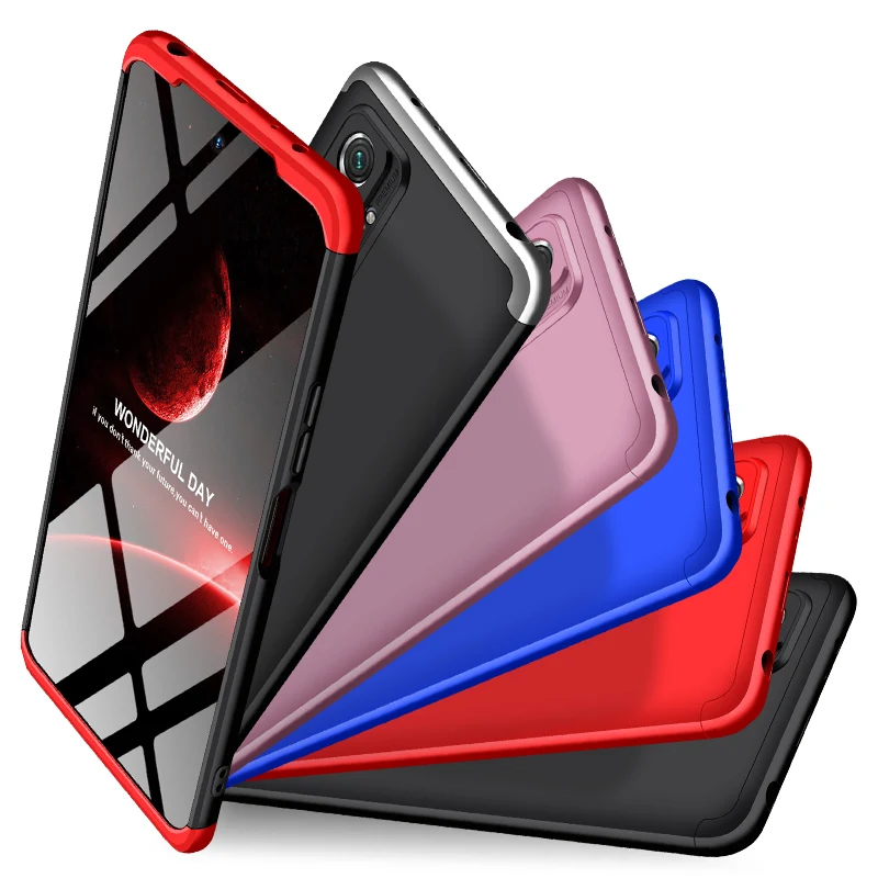 

Full Protection Case For Xiaomi Redmi Note 10 Pro Case 3 IN 1 Matte Hard Plastic Shockproof back Cover For Redmi Note 10S