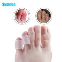 10pcs silicone bunion hammer toe finger protection little toe tube corns blisters corrector protector gel foot care tool d2205