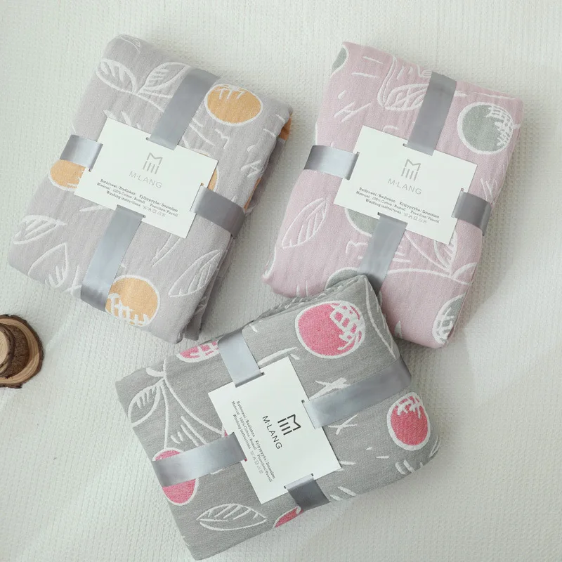 

Orange Printed Blanket Plant Throw Blanket for Nap Sofa TV Travel Summer Quilt High Quality Soft Towel Single Double