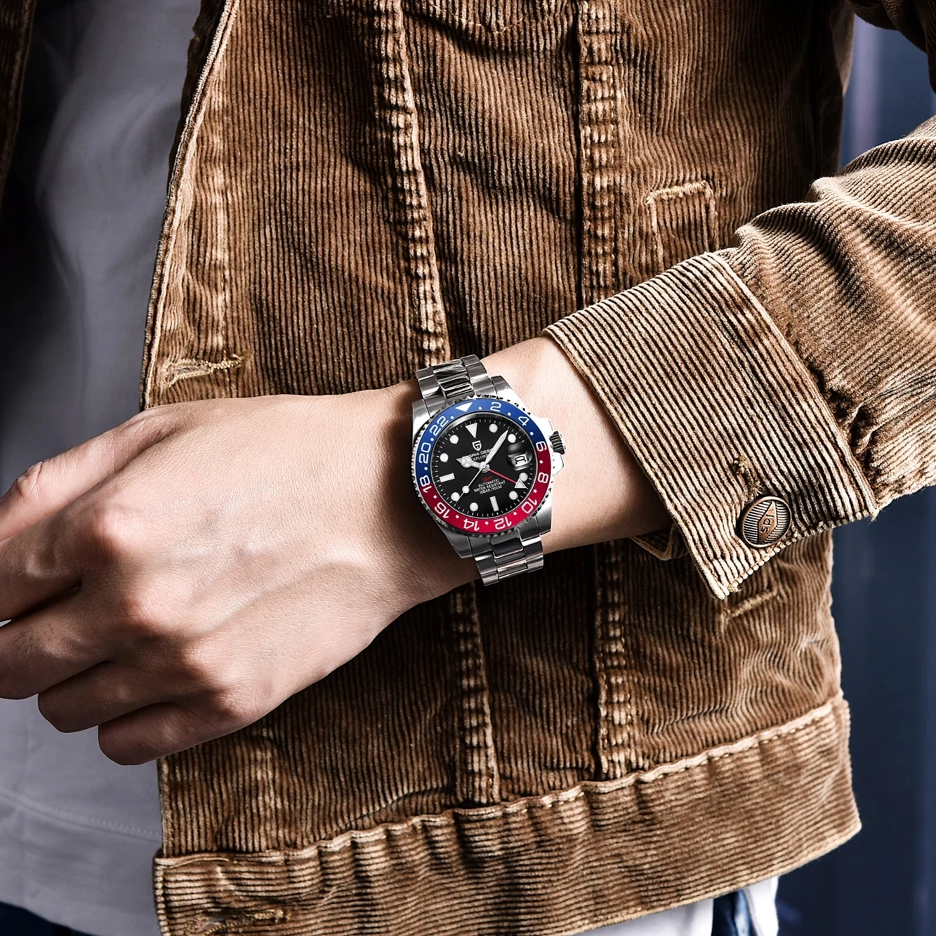 

PAGANI Design Automatic Mechanical Men's Watch Sapphire Glass Luxury Watch Men's Stainless Steel Waterproof Luminous Wristwatch