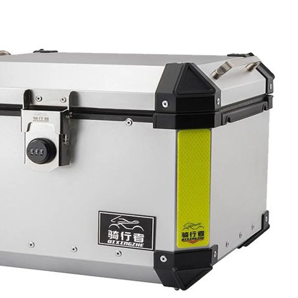 

Motorcycle Top Case Moto Trunk Tail Box Rear Luggage Case 48L Pannier Cargo for Kawasaki Versys 300x with mounting brackets