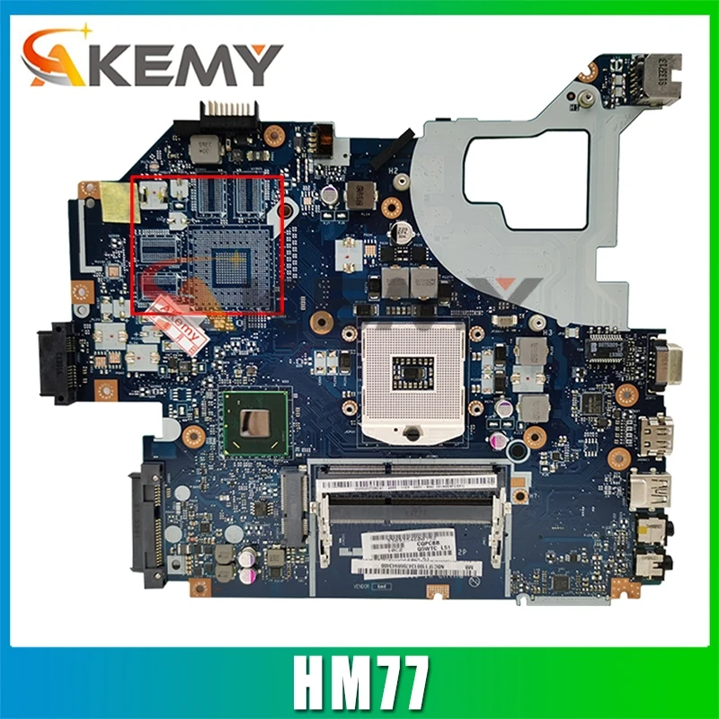 

V3-571G V3-571 Q5WVH LA-7912P Laptop motherboard For ACER E1-531 SLJ8C HM77 teste boa ok Mainboard