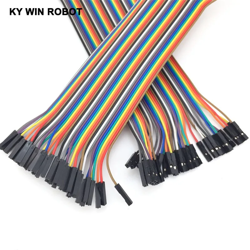 Перемычка для кабеля dupont 40 шт. перемычка линия гнездо 20 см 2 54 мм 1P набора arduino