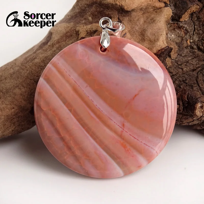 Высокое качество Pendentif настоящий натуральный красный ботсванские Агаты цепи с