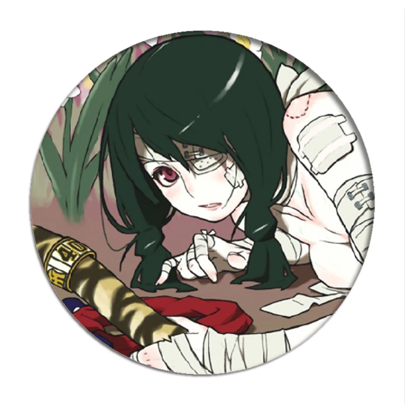 Sayonara Zetsubou Sensei Значки для косплея Itoshiki Nozomu Icon коллекция нагрудник рюкзаков одежда|