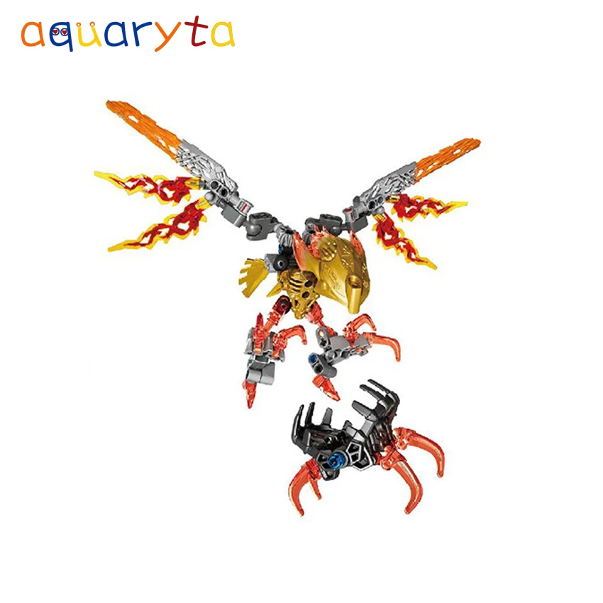 

Aquaryta BIONICLE 6 set Uxar Creature of Jungle Building Blocks Toys 609-1 Compatible with 71300 71301 71302 71303 71304 71305