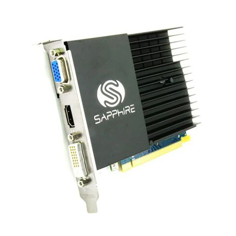 SAPPHIRE HD 5450 1 ГБ графическая карта GPU для AMD 5400 настольная видеокарта Radeon GDDR3 б/у |