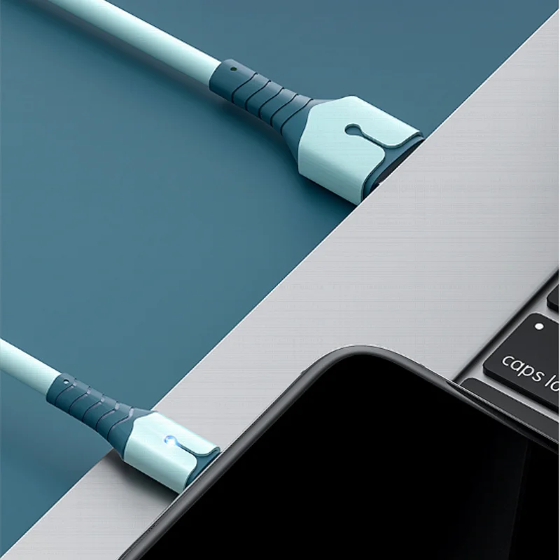 Фото Жидкий Силикон 5A быстрое зарядное устройство Micro USB Type C кабель для Samsung Xiaomi Huawei Жидкий Силикон 5A быстрое зарядное устройство Micro USB Type C кабель для Samsung Xiaomi Huawei