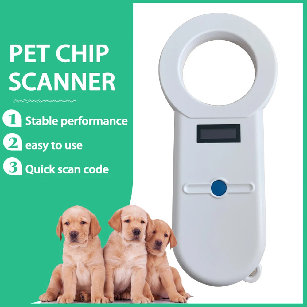 

Pet Scanner ISO11784/5 Sensitive Digital Animal Pet ID Reader Chip Transponder USB Handheld Microchip Scanner for Dog Cat Horse