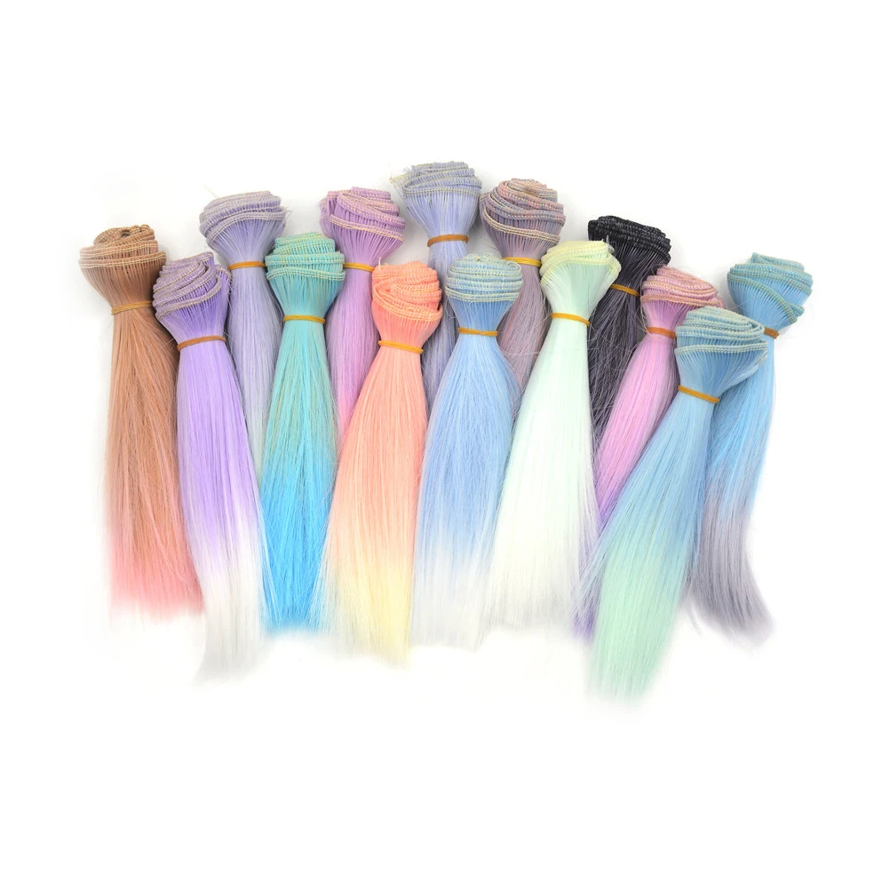 Прямые волосы для BJD SD Blyth 15 см кукольные парики высокотемпературные аксессуары