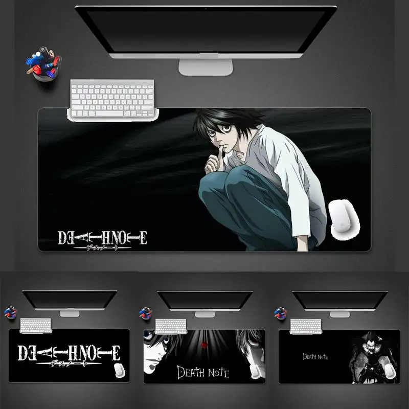 

Death Note anime Laptop Gaming Mice Mousepad Game Office Work Mouse Mat pad X XL Non-slip Laptop Cushion mouse pad