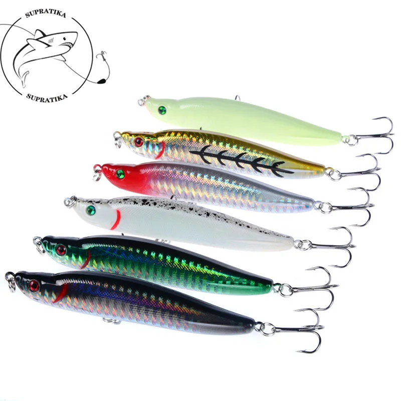 

Искусственный Карандаш 16 г/95 мм, Профессиональная зеркальная рыболовная приманка с трехмерными глазами, антикоррозийная