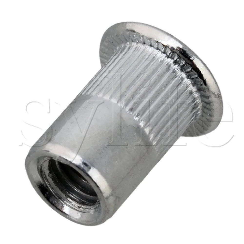 Авиация M6 с резьбой и плоской головкой алюминиевая заклепочная гайка 6 мм