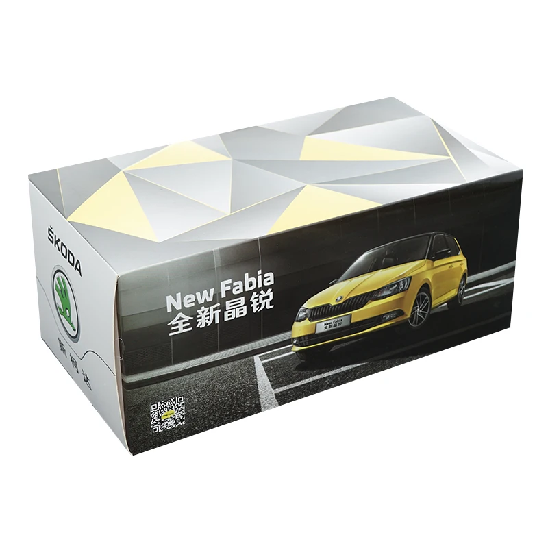 Оригинальный завод Аутентичные 1:18 VW Skoda новая фабия литье под давлением седан