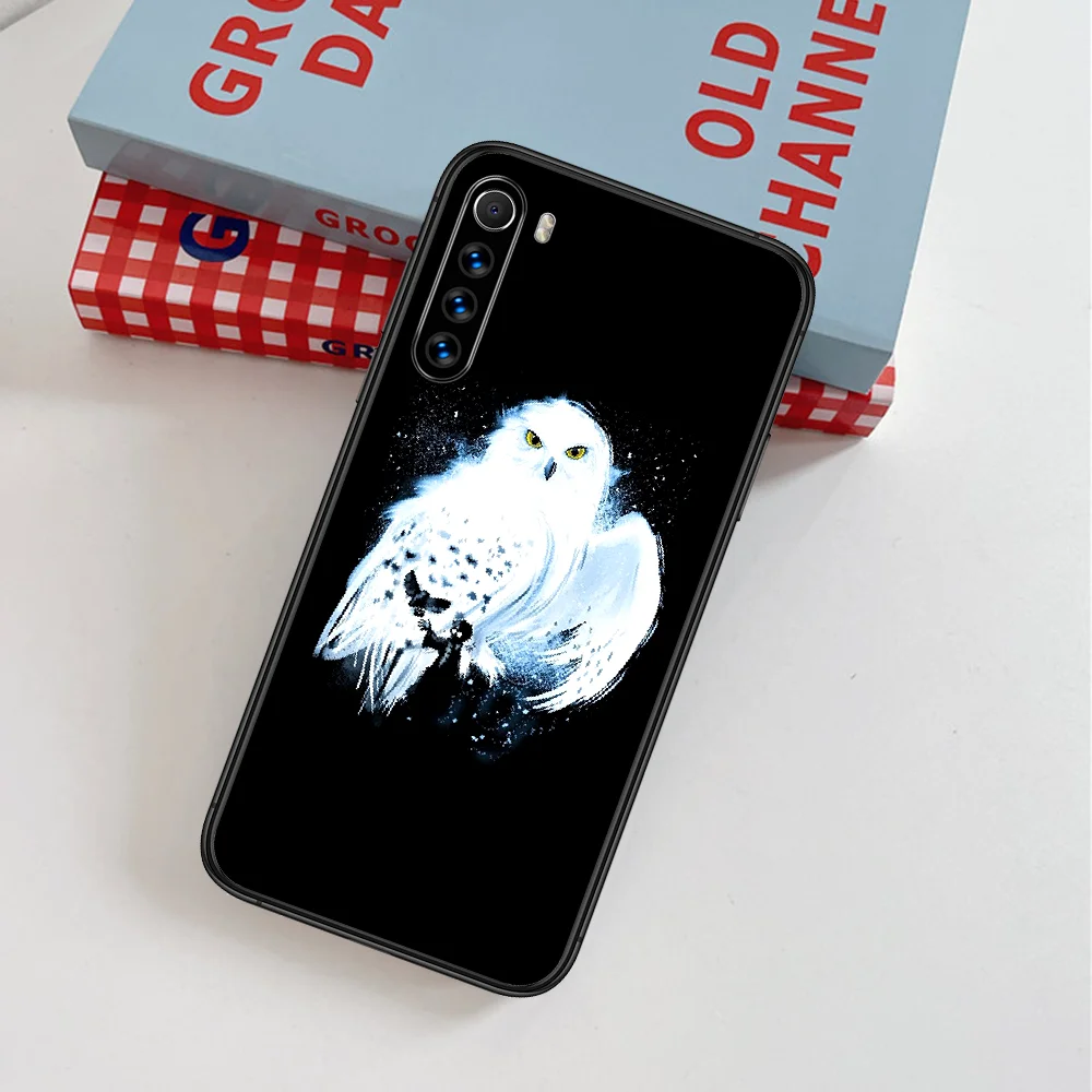 

Harries Cute Cartoon Potter Owl Phone Case For Xiaomi Redmi Note 7 8 8T 9 9S 4X 7 7A 9A K30 Pro Ultra black Hoesjes Silicone