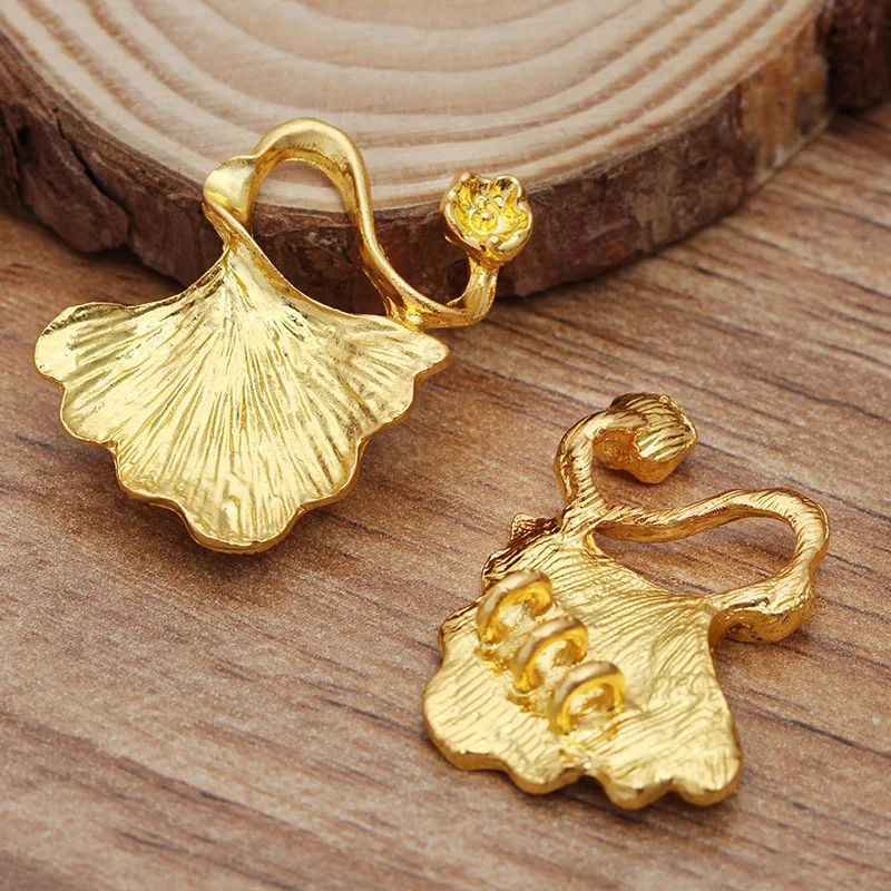 Подвески гингко лист из цинкового сплава 10 шт. | Украшения и аксессуары