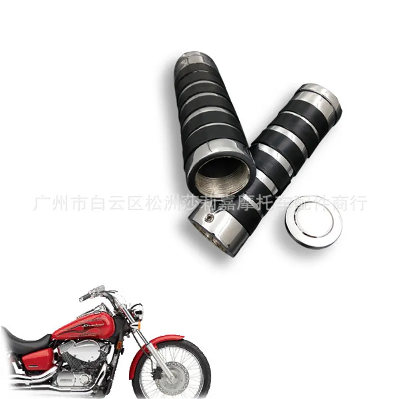 

Motorcycle Grips Chrome Motorbike Handle Modified Accessories 7/8 "22mm Universal for Honda Suzuki Kawasaki Yamaha Ducati Vespa