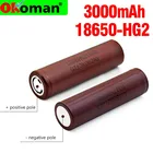 2021 100% Новый оригинальный HG2 18650 3000 мАч аккумулятор 18650HG2 3,6 В предназначенный для hg2 мощный перезаряжаемый аккумулятор для аккумулятора