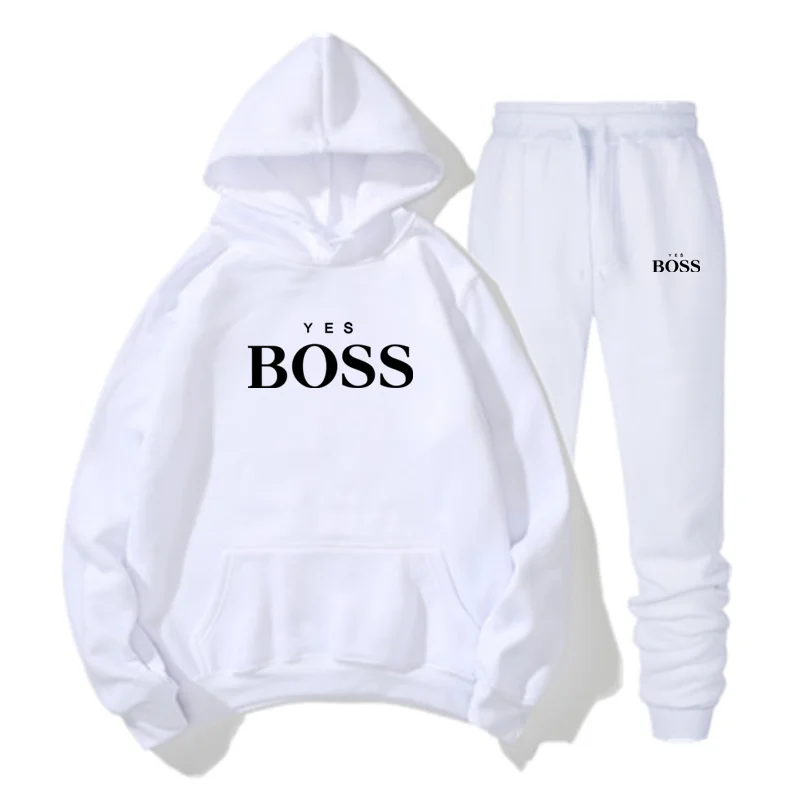 

2021 New Brand Men Tracksuit Autumn Winter Jogging Sportswear Fahion Printed Hoodies Pants Set Customized Your Logo picture
