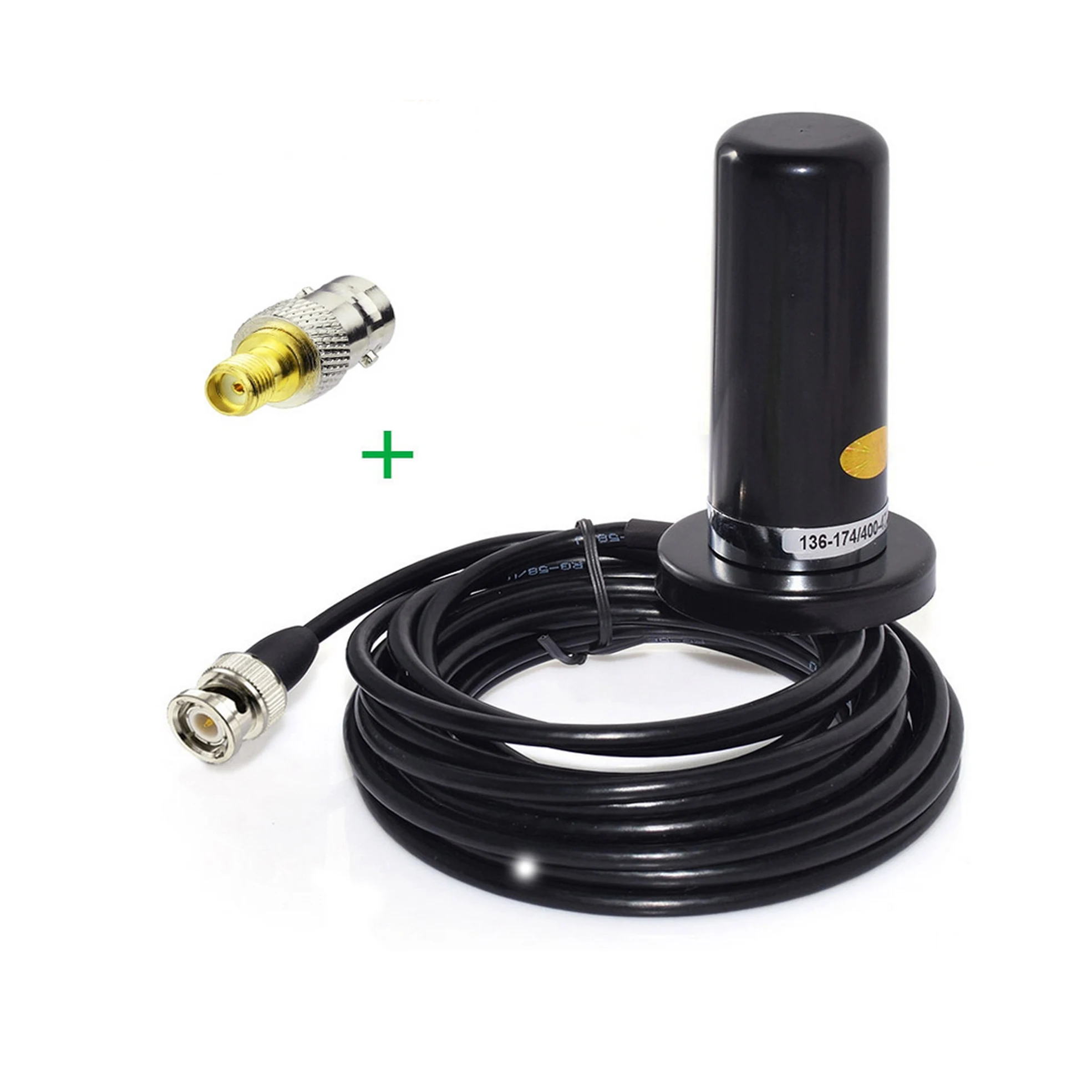 Автомобильное/автомобильное мобильное радио VHF/UHF двухдиапазонная антенна BNC