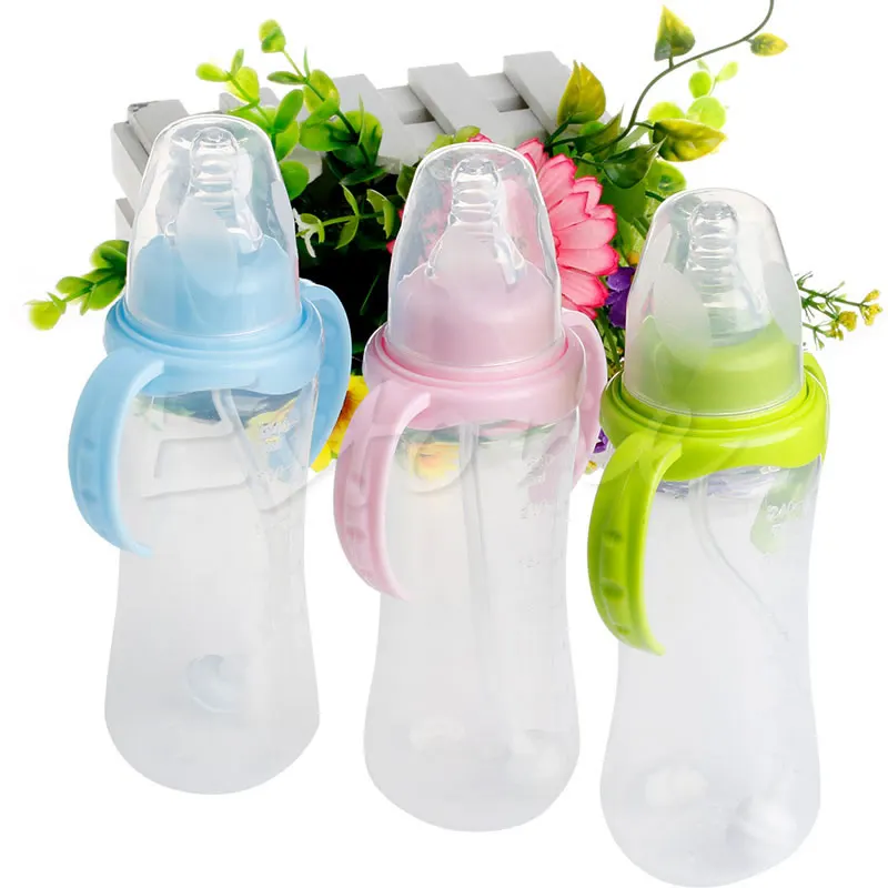 

1Pc 240ML Standard Neck Anti-colic Baby Infant Milk Feeding Nipple Bottle Nurser