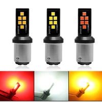1x highbright car interior led canbus lights 1156 1157 3030 smd for auto reverse lamps drl bulb t20 7443 3157 w215w 6000k diode