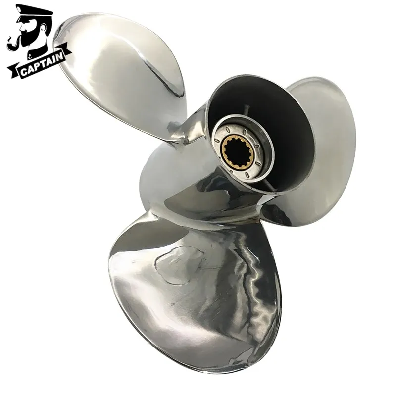 

Captain Propeller 12X13 Fit Suzuki Outboard Engines DF50 DF50A DT50 DT55 DT60 DF60A DT65 Stainless Steel 13 Tooth Spline RH