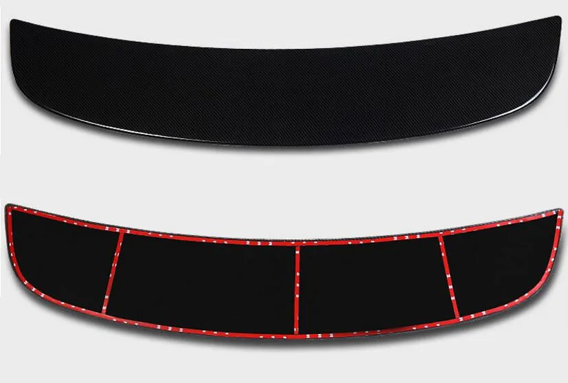 ABS заднее крыло багажника выступ Спойлеры (углеродного волокна) цвет подходит для