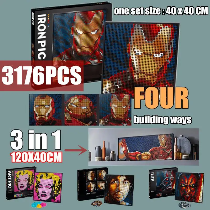 Новый пиксельный художественный декоративный коллекционный мозаичный Рисунок