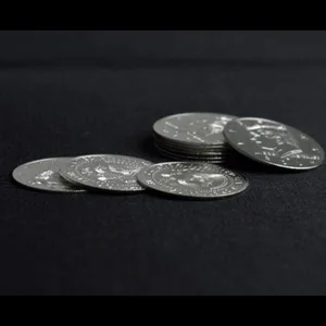 Монеты Palming (версия за полдоллара, 10 шт.лот), волшебные трюки, сценические фокусы, иллюзии, подделки, реквизит, появляющаяся монета, исчезающая магия