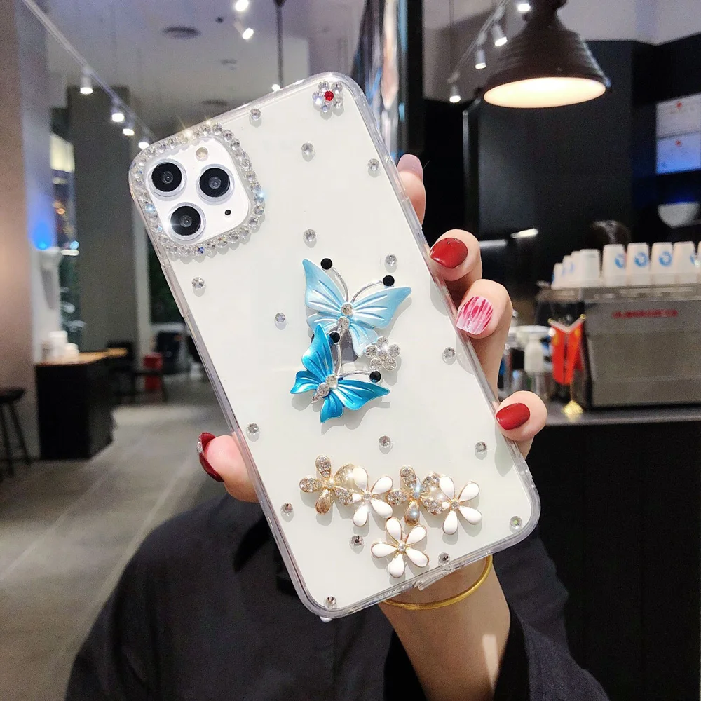 

Sunjolly for Samsung Galaxy A02S Case A20 A30 A20E A50 A40 A70 A70S A60 A80 A90 A12 A10S A20S Phone Case Diamond Cover coque