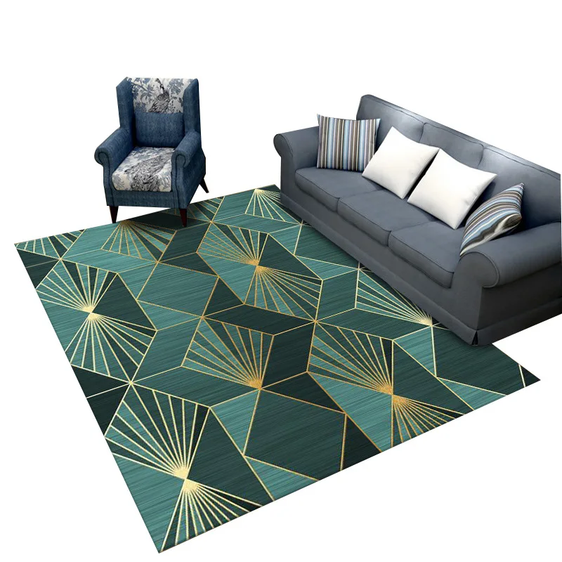 

1314 Home Living Room Sofa Carpet Tea Table Cushion Nordic Abstract Bedroom Bedside Carpet Spread Large Area