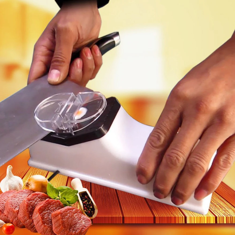 USB US plug Electric Knife Sharpener Tungsten Diamond Ceramic Longer Service Life Scissors Grinder Knives Whetstone | Дом и сад