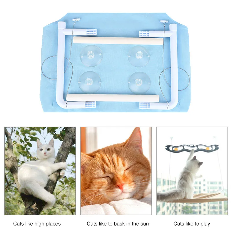 Милое животное подвесные кровати подшипник Cat для загара лежак крепление кошка