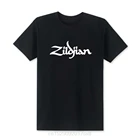 2020 модные летние новые мужские футболки Zildjian с принтом, мужские футболки с коротким рукавом, хлопковые футболки, топы, высокое качество, размеры