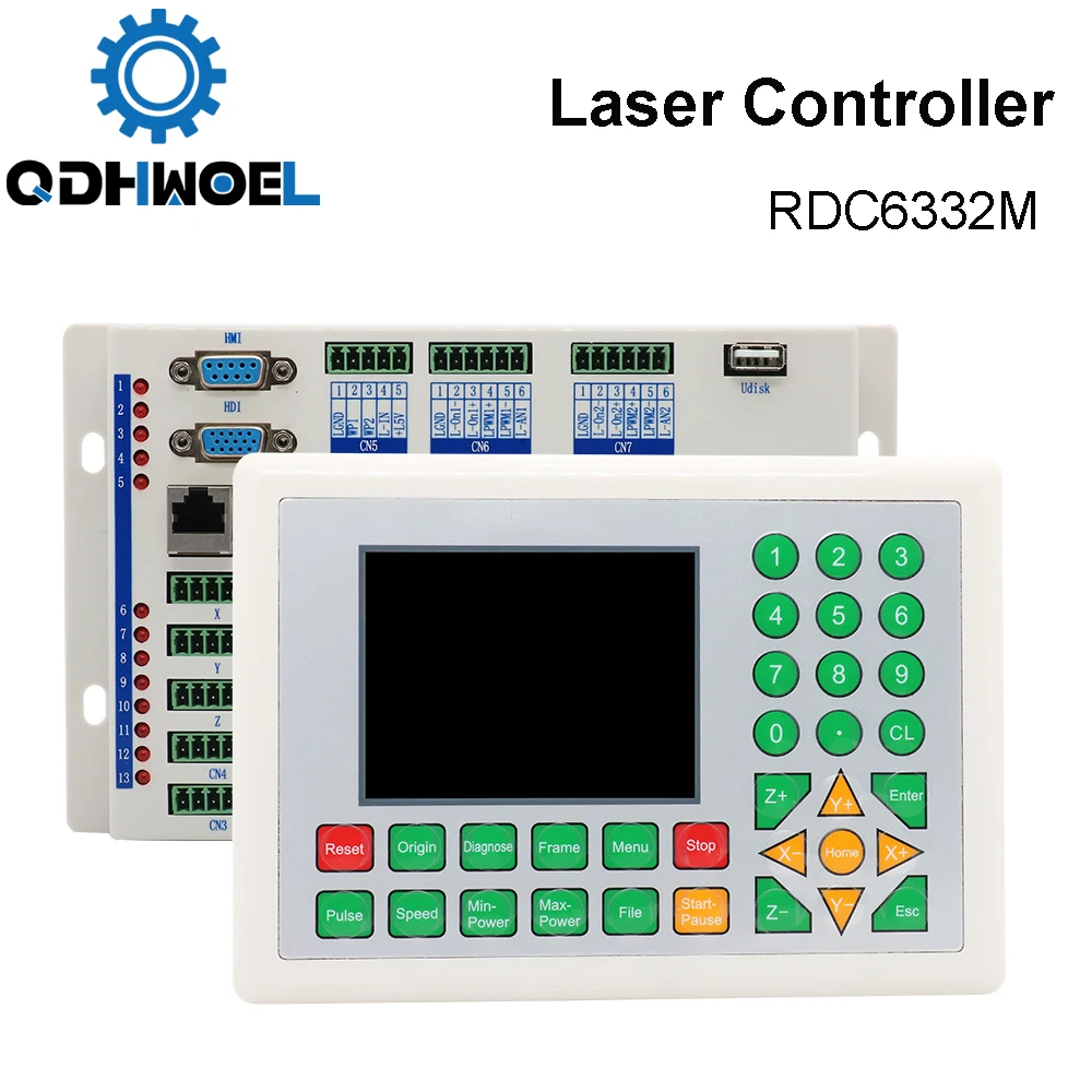 

Ruida RD RDC6332G 6332M Co2 Laser DSP Controller for Laser Engraving and Cutting Machine RDC DSP 6332G 6332M